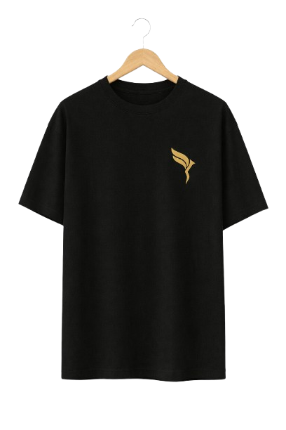 Urban Style Black Y'ARE Oversize T-Shirt