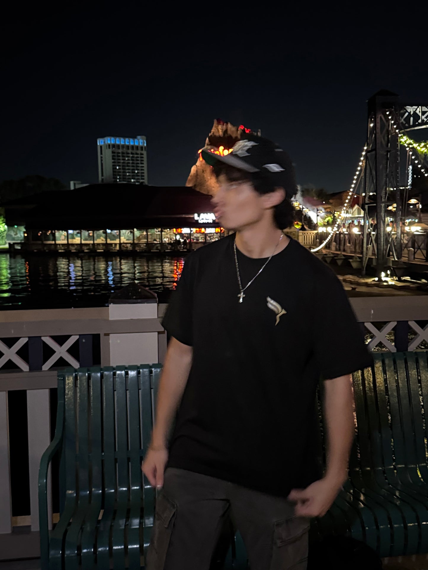 Urban Style Black Y'ARE Oversize T-Shirt