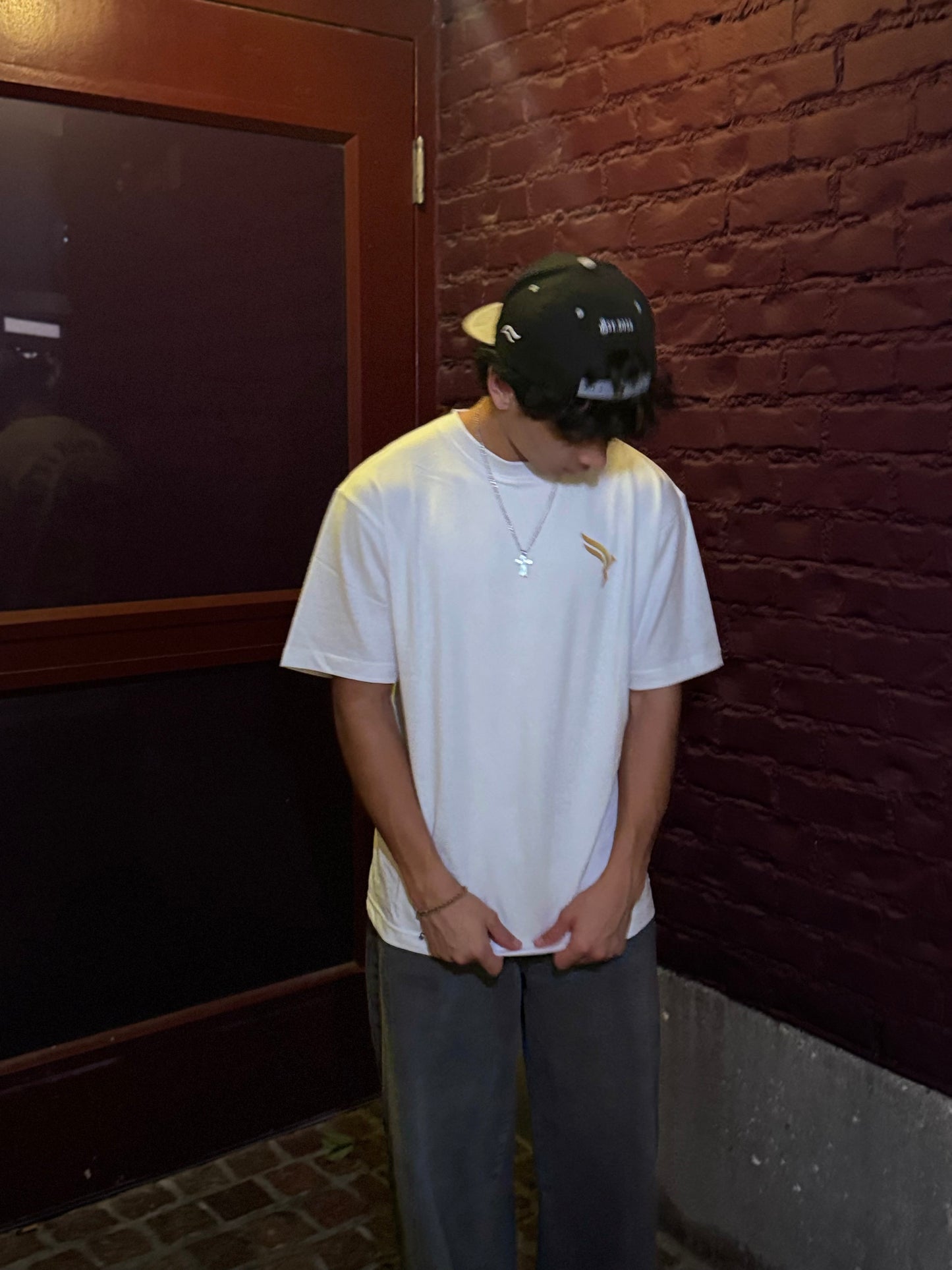 Urban Style White Y'ARE Oversize T-Shirt